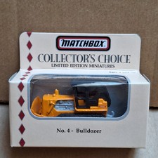 RARE Matchbox Bulldozer 1994 Collectors Choice #4, Orange