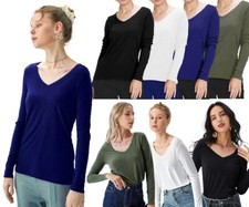 Women Ladies Plain Basic