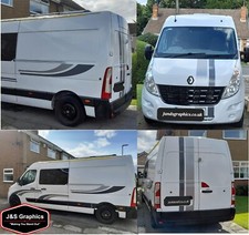 to fit RENAULT MASTER LWB L3 GRAPHICS STICKERS DECALS CAMPER VAN MOTORHOME