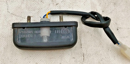 License plate light - plate,