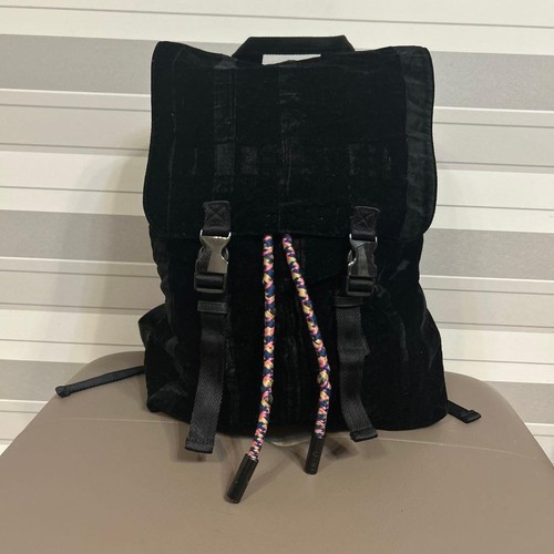Diesel velvet black backpack - black,