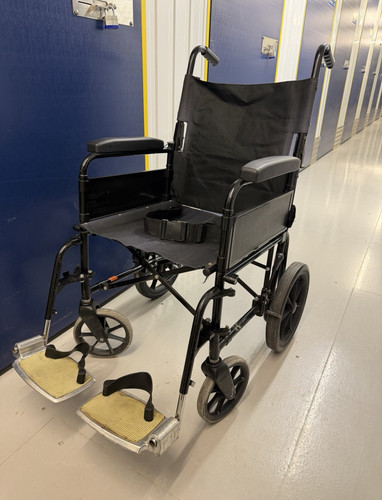 Black transport wheelchair - black,