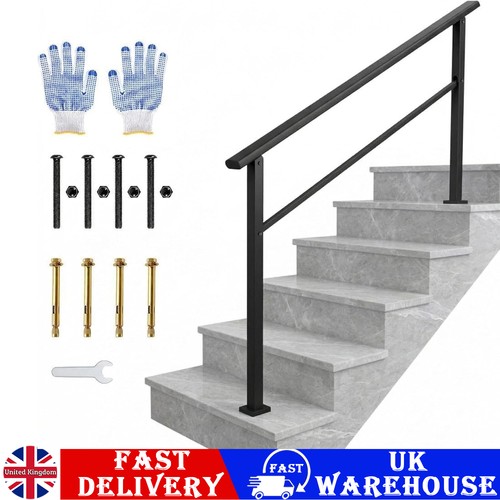 Iron handrail stair railing - iron,
