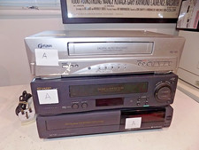 Bundle of 3x FAULTY VHS VCRs Funai 31B-250, Sharp VC-M271HM, Hitachi VT-M720E