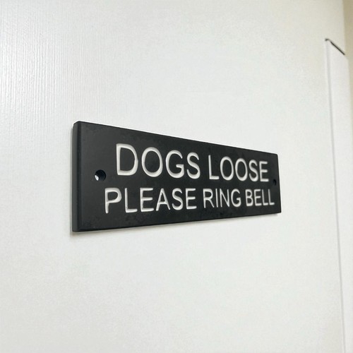 Dogs loose please ring - dogs,