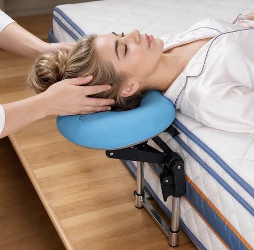 Portable massage headrest for - portable,