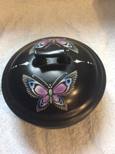 Vintage Shelley black lidded