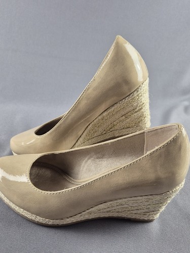 Tozzi beige patent heels - tozzi,