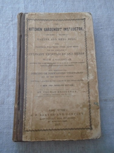 Rare 1857 seed - seed, catalogue