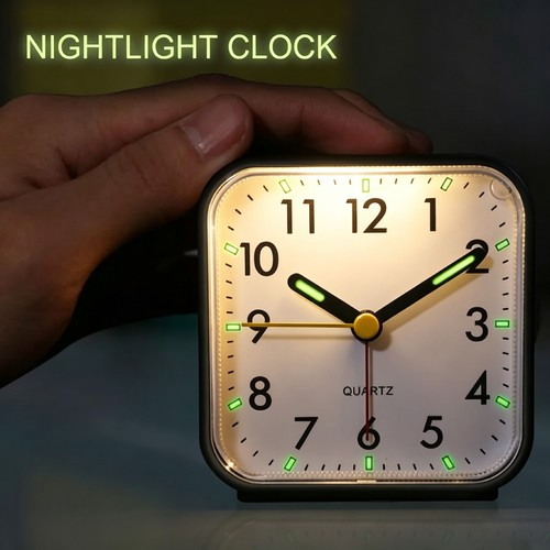 Silent quartz alarm - quartz, clock