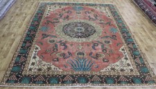 Antique Handmade Persian Wool Carpet Stunning Floral Design 315 x 245 cm