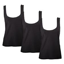 Ladies 3 pack Cool Cotton Vest