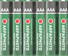 6x AAA RECHARGEABLE BATTERIES