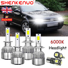 For VW Golf MK4 1997-2003 LED Headlights 50w Xenon White Led Side Light Bulbs
