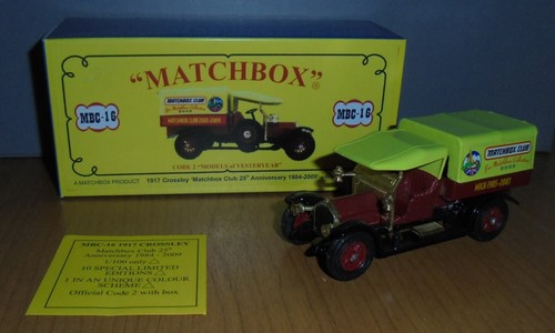 Matchbox yesteryear mbc - yesteryear, mbc-16