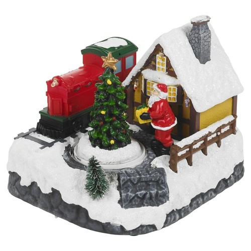 Christmas train scene - train,