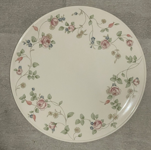 Cake round porcelain - round, plate