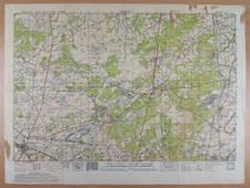 WW2 British WAR OFFICE map of
