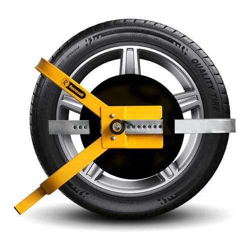 Wheel clamp anti - clamp, theft