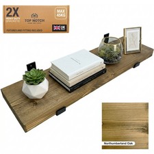Wooden Board Wall Shelf