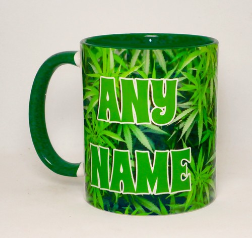 Personalised cannabis leaf - personalised,
