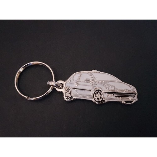 Peugeot 206 profile keychain