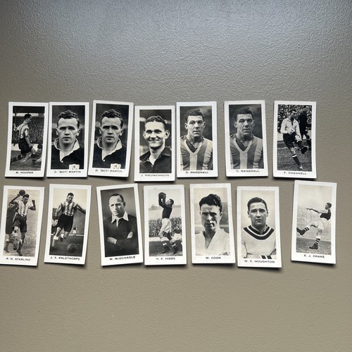 X14 cigarette cards - english, &
