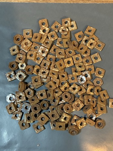 Vintage whitworth nuts - whitworth,