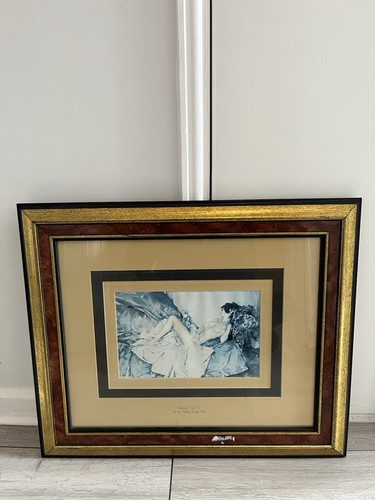 Reclining nude louis icart art - louis,