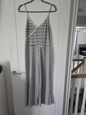 Topshop Stripe Cropped Wide