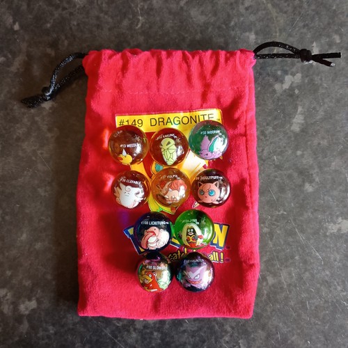 Vintage pokémon marbles - 10,