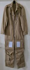 Genuine RAF Flight Pilot Suit MK16A Aircrew Coverall Desert Tan Size 5 Unissued