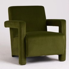 Kansas Armchair Green Velvet