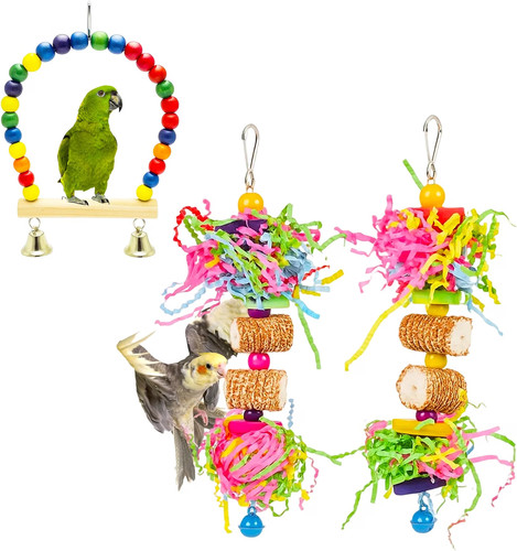 3pcs budgie toys bird - 3pcs,
