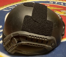 LBA MACH 2 MICH ACH MIDCUT IIIA BALLISTIC HELMET & OPS CORE RAILS NVG SHROUD. M