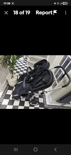 Bugaboo donkey twin - twin, black