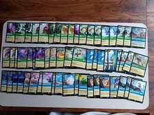 60x Disney Lorcana Cards Bundle (2 rare Foils) Azurite Sea, Shimmering Skies TCG