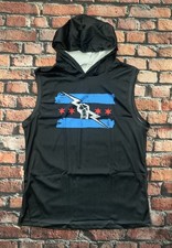 CM Punk UFC WWE Wrestling Logo  Men’s Sleeveless Hooded Vest Top New L