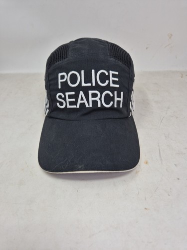 Police search baseball cap - police,