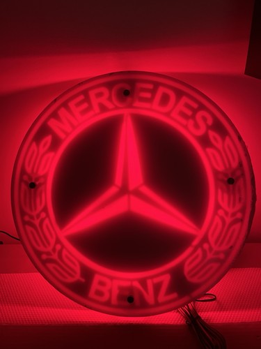 Mercedes red led - red, truck