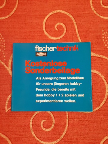 Fischertechnik instructions