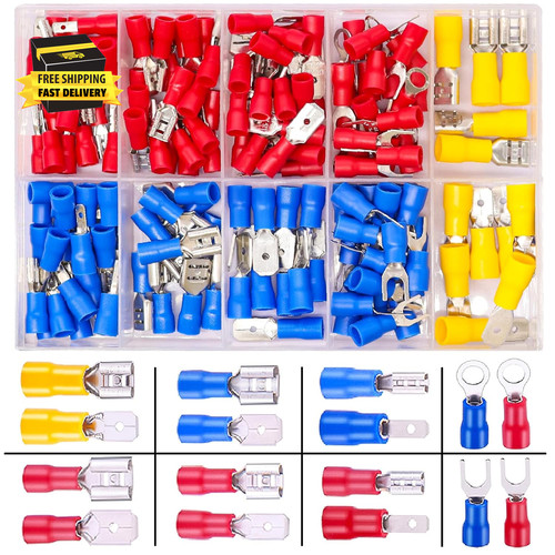 Spade crimp connectors - crimp,