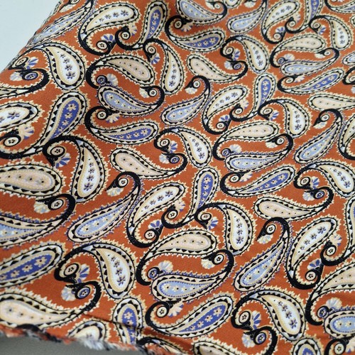 Paisley floral viscose fabric - floral,
