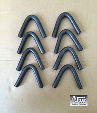 8 x Small 12mm Weld On Rope Hooks Tie Self Colour Steel Trailers Trucks Tippers