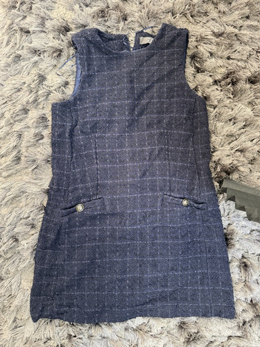 Primark blue check tweed shift - primark,