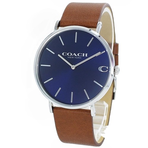 Coach watch men leather - watch, men's