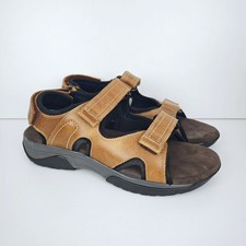 M&S UK 9 Brown Leather Sandals