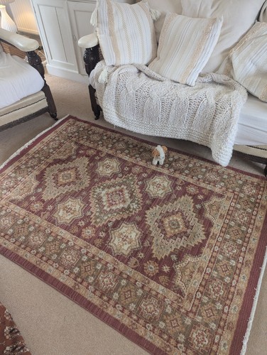 Dunelm patterned rug size - dunelm,
