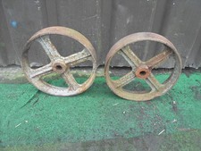 2 X Antique Vintage Cast IRON