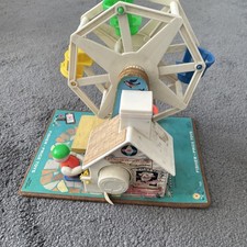 Vintage Fisher Price Music Box Ferris Wheel 1966 Childrens Toys Collectable